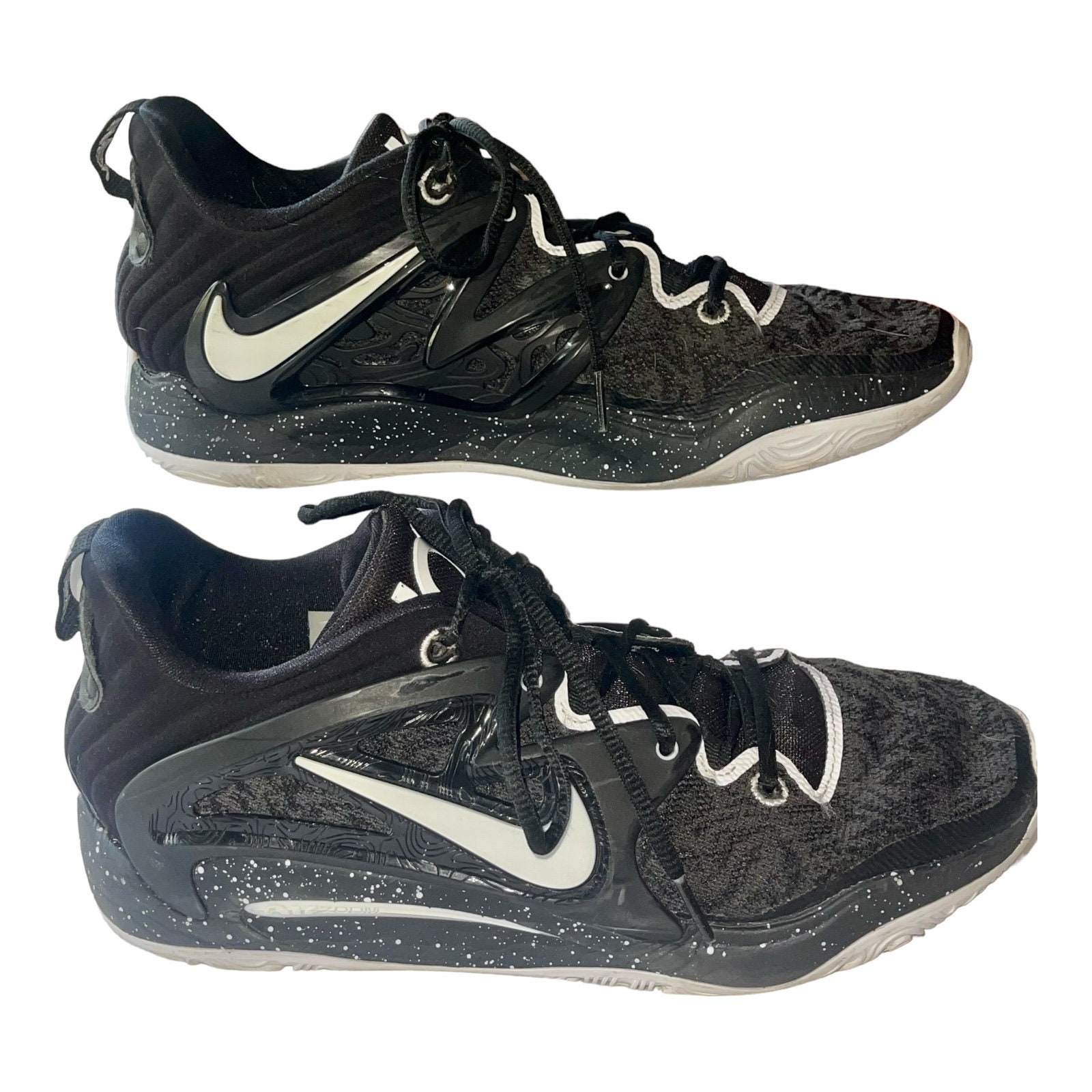 Nike KD 15 Shoes Mens Size 8.5 Black Performance Basketball Zoom DO9826-002 Size 15-Nike KD 15 TB Black/White Basketball Shoes Mens  main image 4