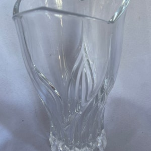 Arc International Cristal d’Arques ~ Ancona ~ Genuine Lead Crystal 7 3/4” Vase