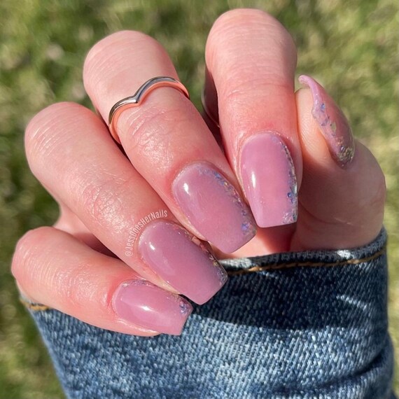 Spell Purple Dip Powder Nail Dip Purple Acrylic Powder Etsy