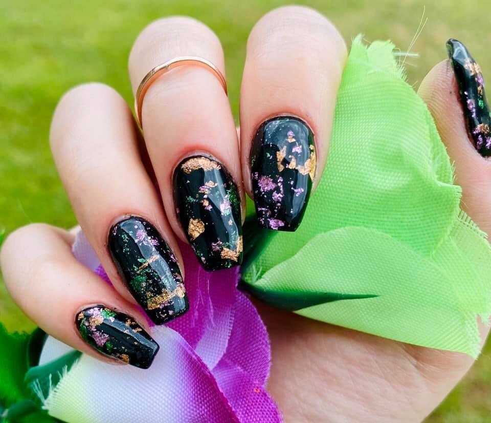 Deco foil Dip Powder Dip Powder Nail Dip Dipping Powder - Etsy