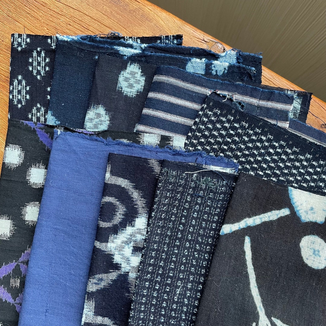 Indigo Dyed Scrap Patches Package Vintage Japanese Fabric Etsy indigo-dyed-scrap-patches-package-vintage-japanese-fabric-etsy