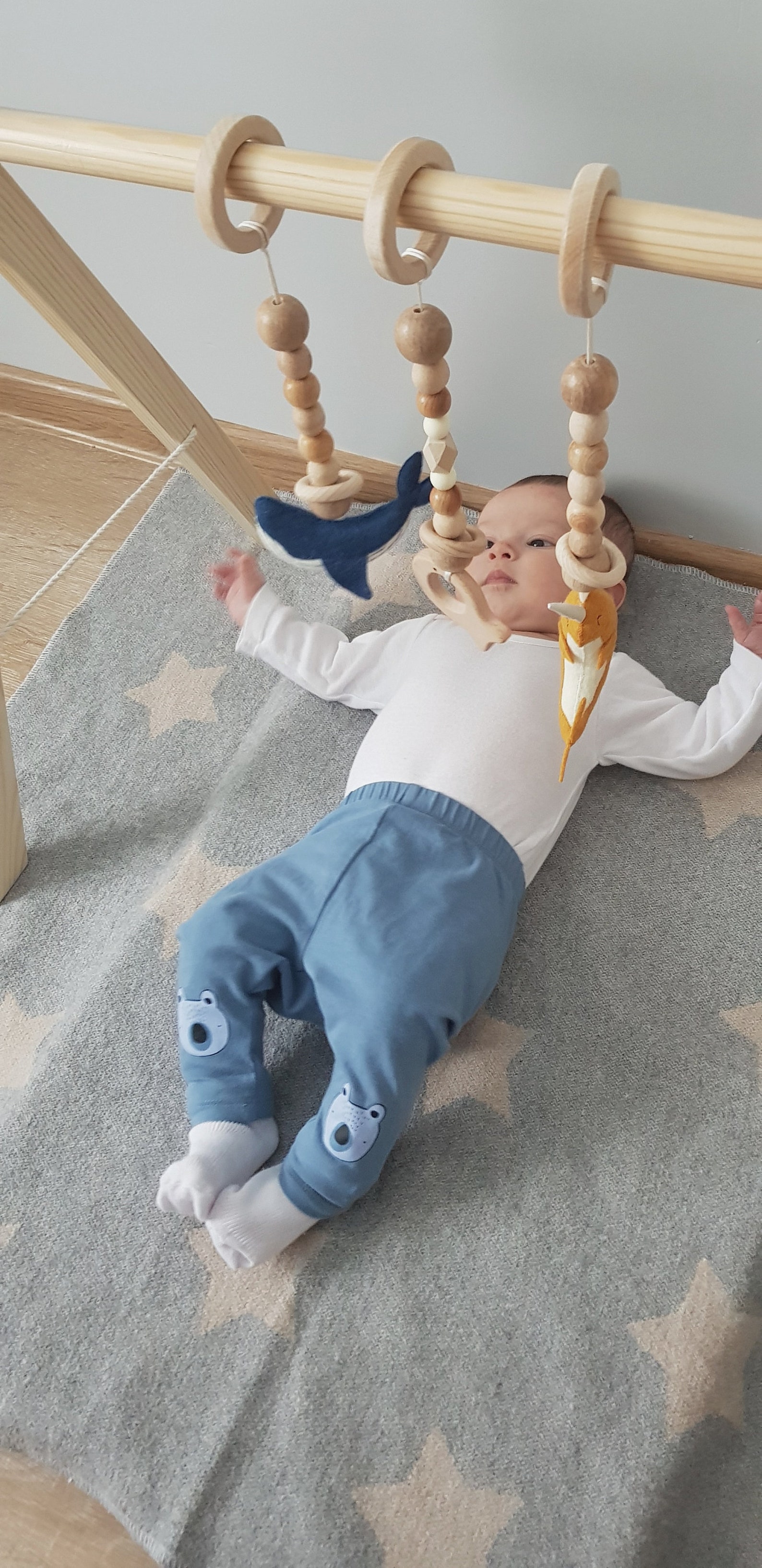 Baby gym toys activity gym baby gym toys set wooden play Etsy