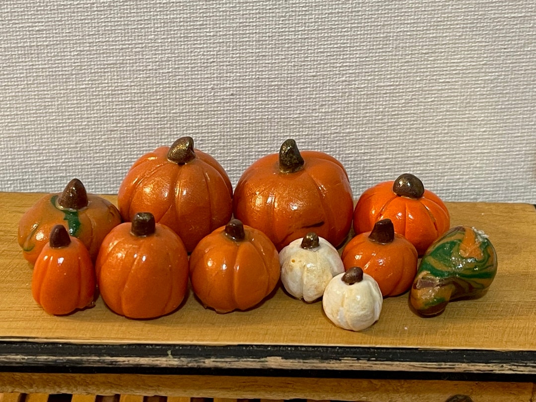 Perfect Little Pumpkins for Your Miniature Dollhouse Decor Includes Ten ...
