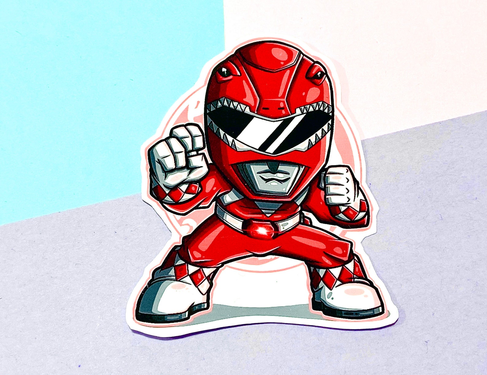 Power Rangers 3 Stickers & 2 Sticker Pack Green Ranger Etsy
