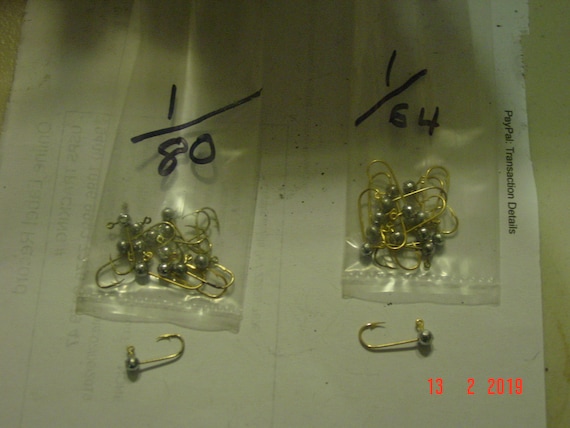25//Tube Jig heads your choice 1//16,1//32 Eagle Claw hook you pick the weight.