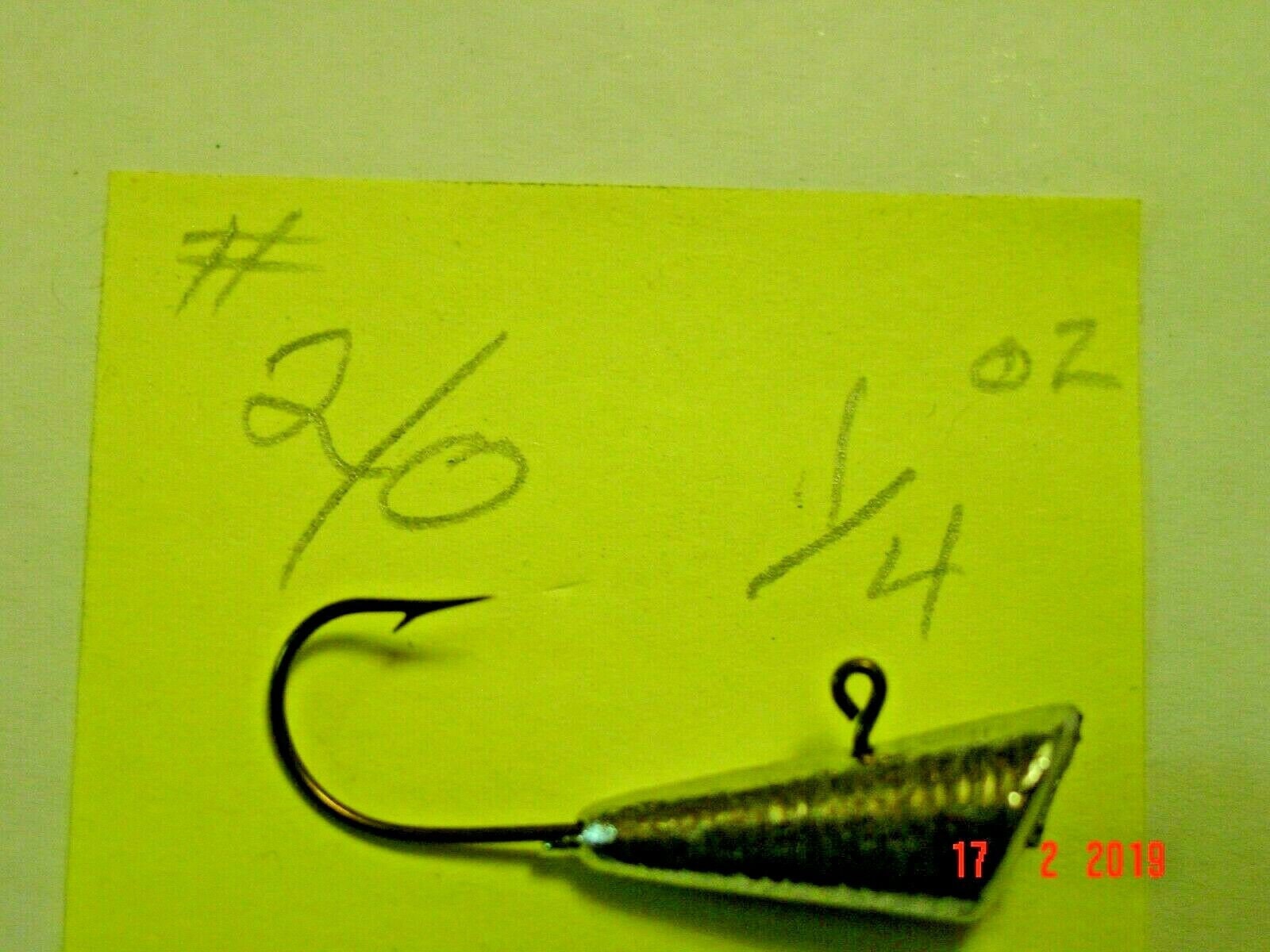 1/4 Oz Shad Dart Jigs Unpainted 2/0 Eagle Claw Hooks 30 Cent Each -   Ireland