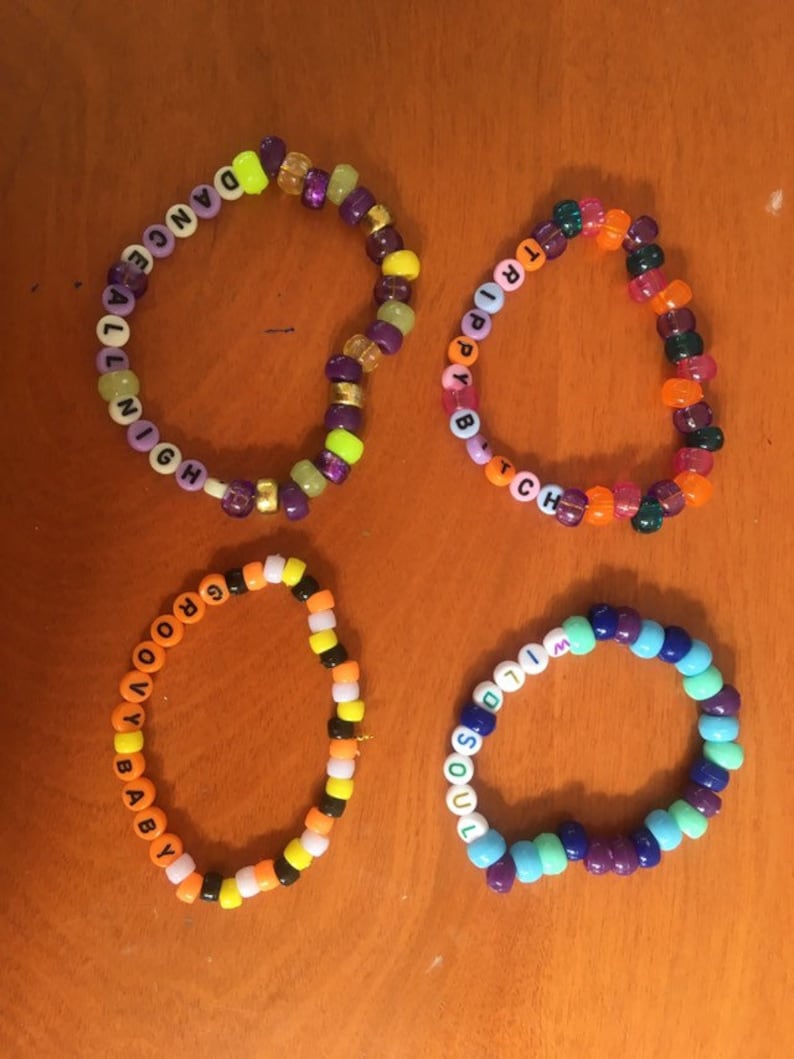 Kandi Bracelet Surprise Pack NSFW Rave Kandi Rave Etsy Canada