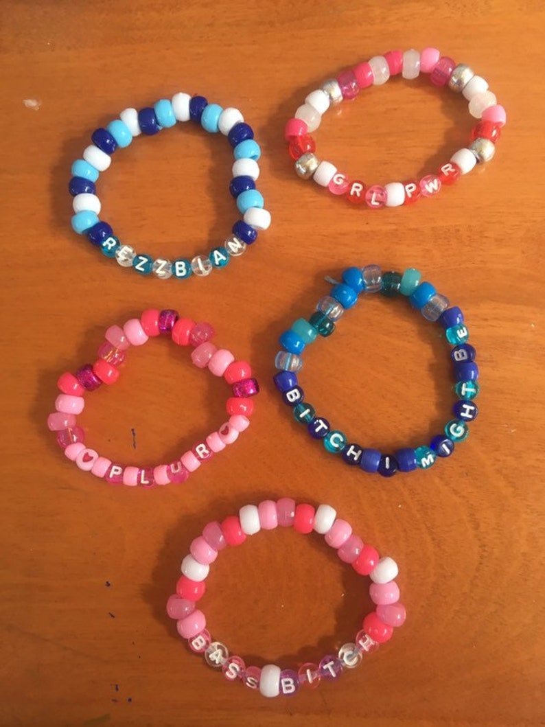 Kandi Bracelet Surprise Pack NSFW Rave Kandi Rave Etsy