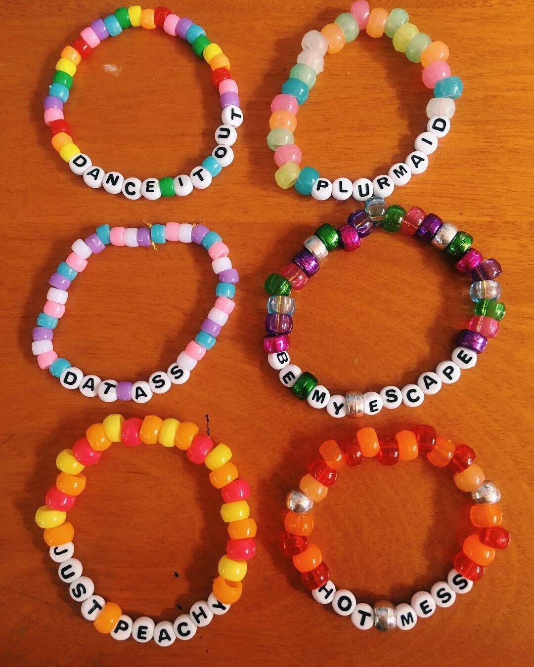 Kandi Bracelet Surprise Pack NSFW Rave Kandi Rave Etsy