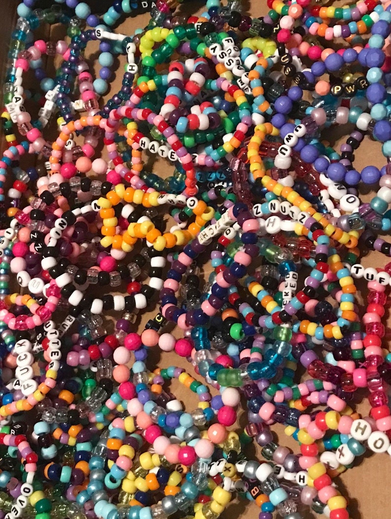 Kandi Bracelet Surprise Pack NSFW Rave Kandi Rave Etsy Canada