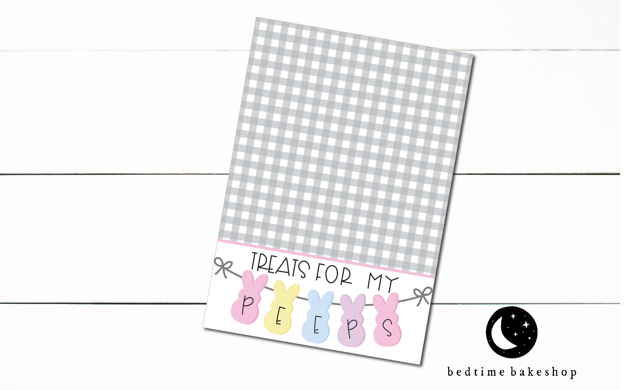 Printable Mini Cookie Card - 3.5