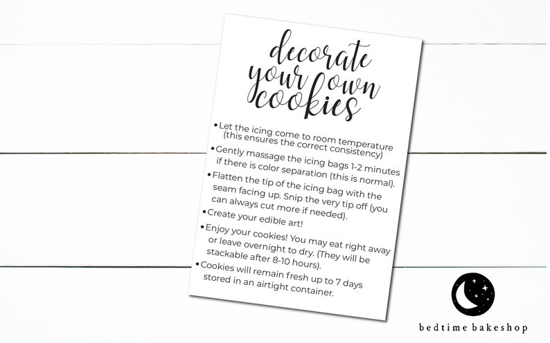 3.5 x 5 Christmas Printable Winter Cookie Tag Printable Christmas DIY Cookie Kit Instruction Card Plaid Cookies