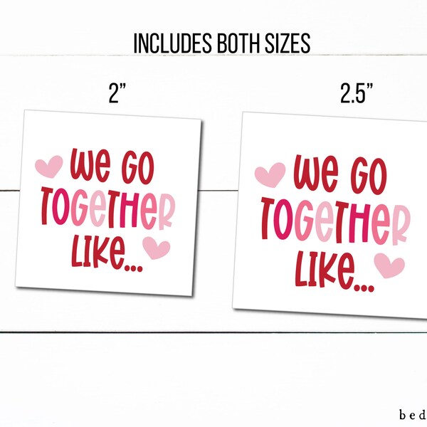We Go Together Like - Etsy