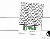 Printable Mini Cookie Card - 3.5 quot X 5 quot Valentine 39 s Day Card Aztec Stuck On You Cactus Succulent Cookie Packaging Mini Cookies