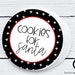 Printable Christmas Cookie Tag Merry Christmas Cookies for - Etsy