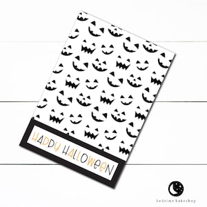 Printable Happy Halloween Cookie Thank You For Your Order - 3.5&quot; x 5&quot; Mini Cookie Card- Halloween Printable- Fall Cookie Tag - Cookies