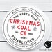 Printable Christmas Cookie Tag - Merry Christmas Coal Company Coal Cookies Tag Christmas Winter Tag Christmas Cookie Tag Goodie tag -2'