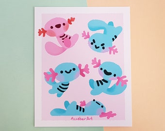 Pokemon Wooper | A5 Glossy Art Print