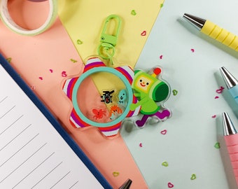 Katamari Acrylic Shaker Charm
