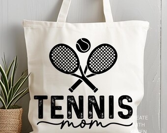 Tennis moeder Svg Png Pdf sport moeder gesneden bestand spel dag shirt SVG tennis shirt SVG tennis moeder ontwerp tennis sticker SVG Cricut tennis moeder shirt
