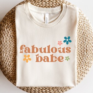 FABULOUS BABE SVG Png Vacation Vibes Pdf Jpeg, Sublimation File, Retro cricut file Retro cutting file groovy cricut files Eetro text svg