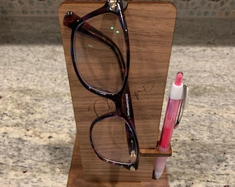 Eyeglass Holder - Laser Cut Laser Engraved