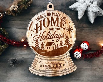 First Christmas | Home for the Holidays Ornament Laser Cut