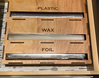 SVG File ONLY - Food Wrap Dispenser Laser Cut Digital File