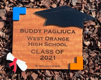 Custom Graduation Plaque