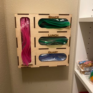 Kitchen Storage Bag Holder Organizer