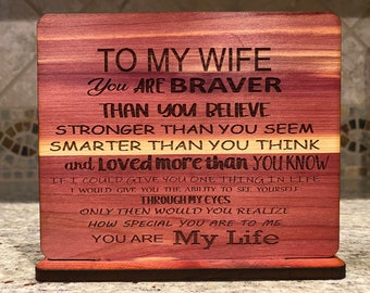 To My Daughter | To My Wife