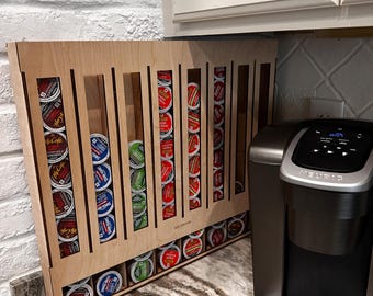 SVG File ONLY - Coffee Pod K-Cup Holder Laser Cut Digital File