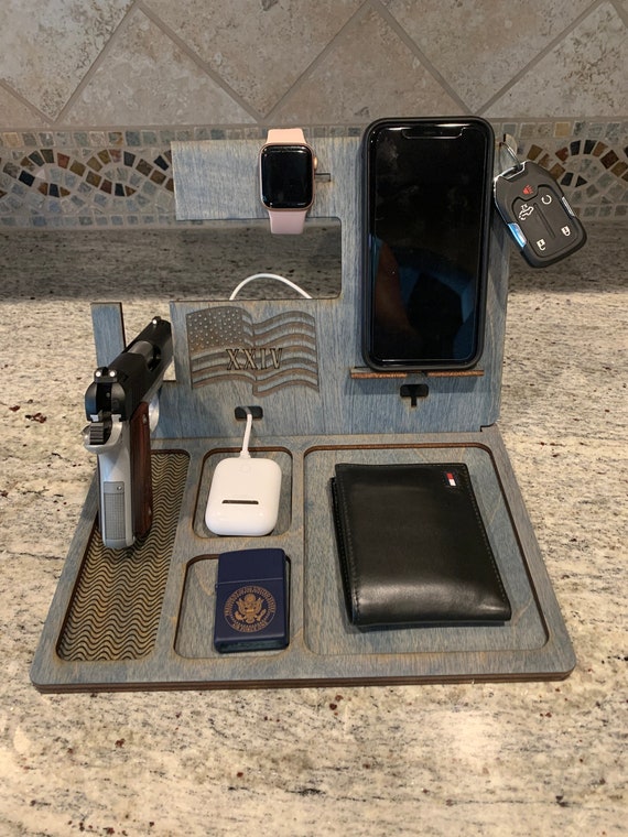 EDC Docking Station Dump Tray for Phone and Watch Etsy