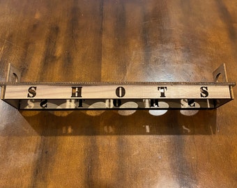 SVG File ONLY - Shot Glass Flight Tray Laser Cut Digital File