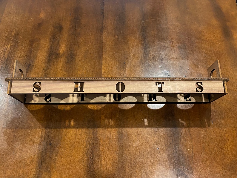 JCSignCraft Shot Glass Serving Tray Flight Board - Thumbnail 5