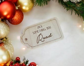Wood Read, Need, Want and Wear Gift Tags Reusable Set of 4