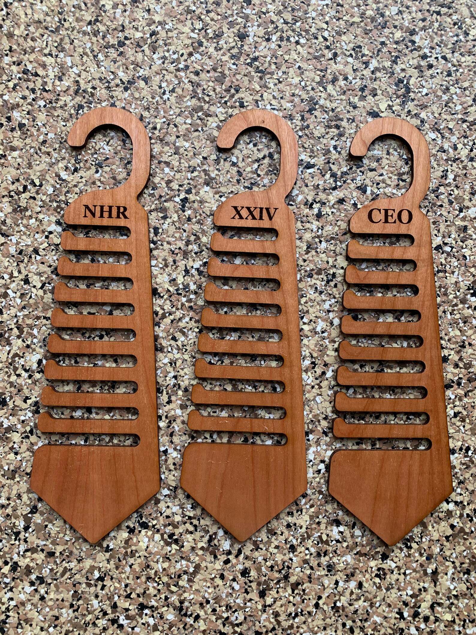 Tie Holder Laser Cut Laser Engraved Etsy