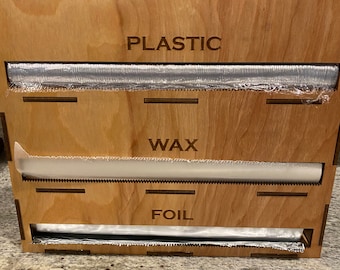 Kitchen Wrap Roller Dispenser Organizer