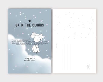 Up In The Clouds Art Print / Postcard