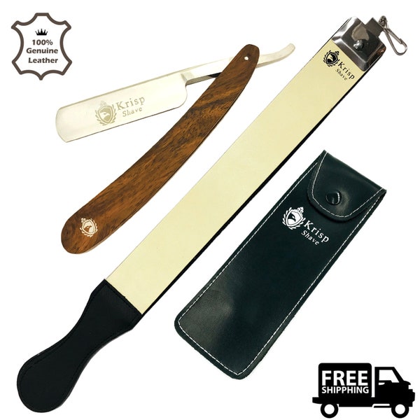 Straight Edge Razor and Strop Etsy