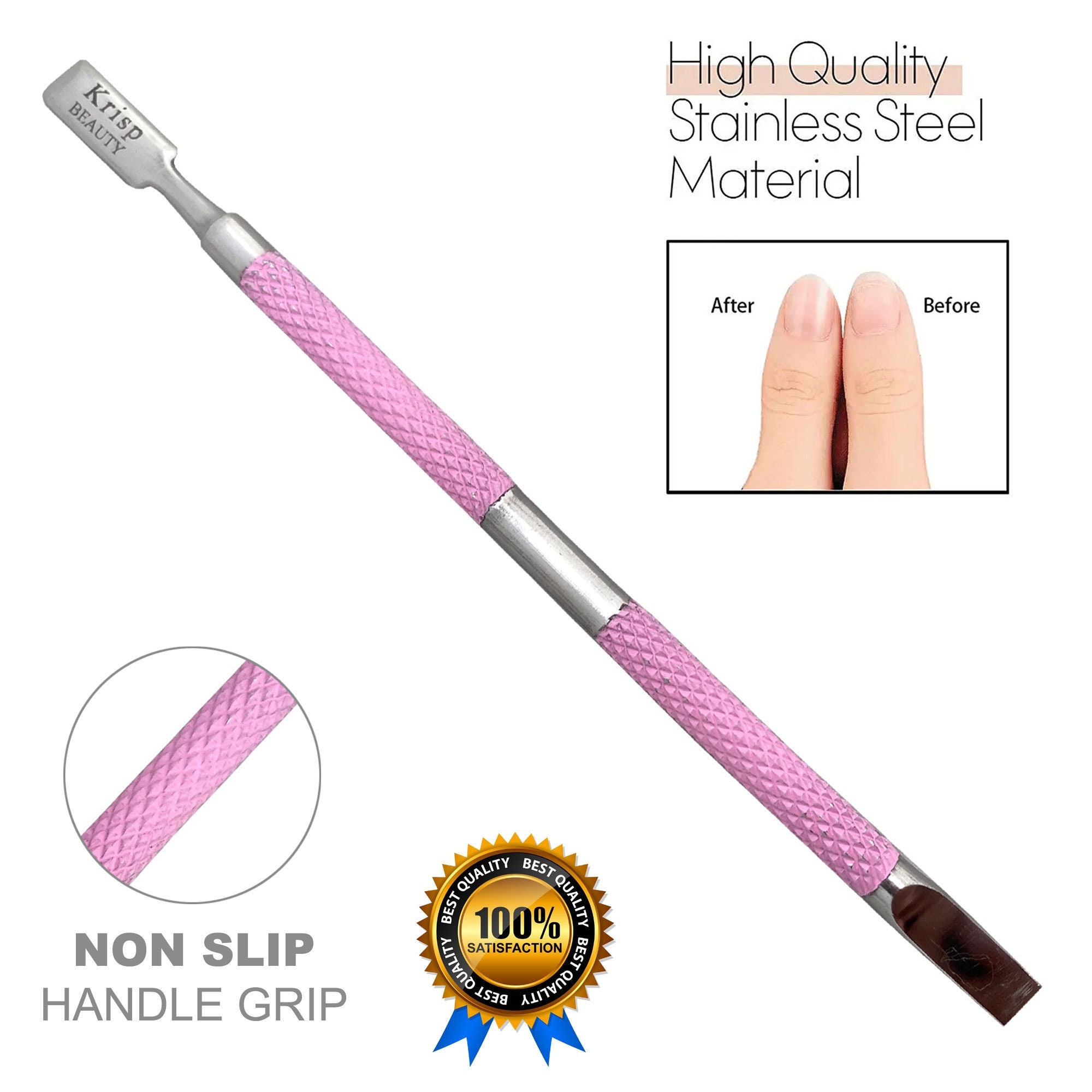 Precision Tool Nail Precision Tool, Cuticle Cleanup Tool, Clean up Tool,  Silicone Tip, Nail Tool, Pointed Nail Tool, Cuticle Tool 