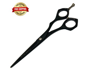 New Barber Salon Hair Stylist Hair Cutting Scissor Shear Japanese Stainless Steel 6" Black