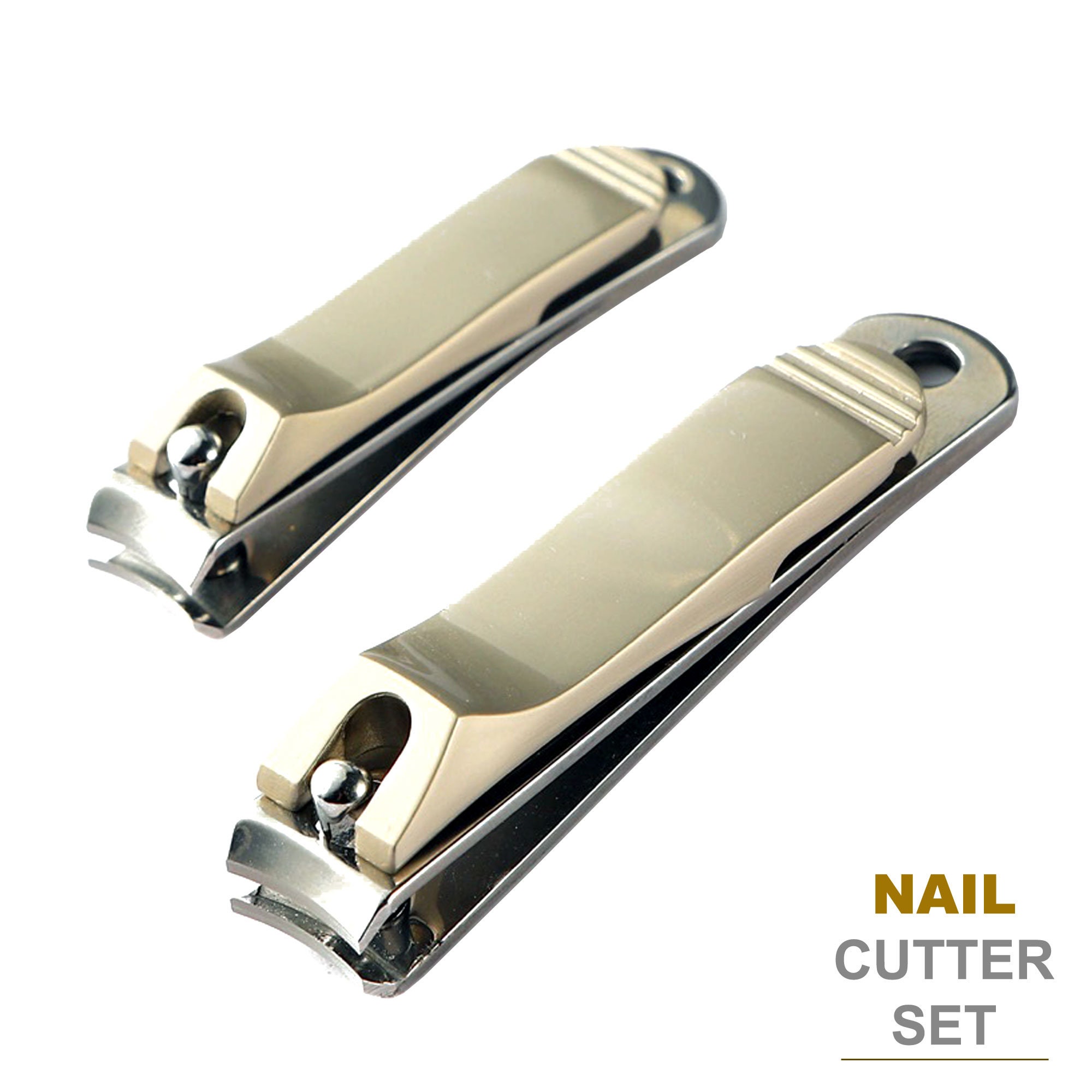 PrettyClaw Straight Edge Nail Clipper Finger Toe Cutter Stainless Steel -  1pc