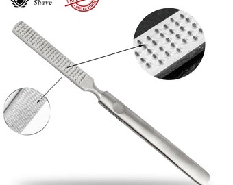 Stainless Steel Pedicure Podiatry File Foot Rasp Scrubber Hard Dead Rough  Skin Callus Remover Double Sided 7 Inch Long 