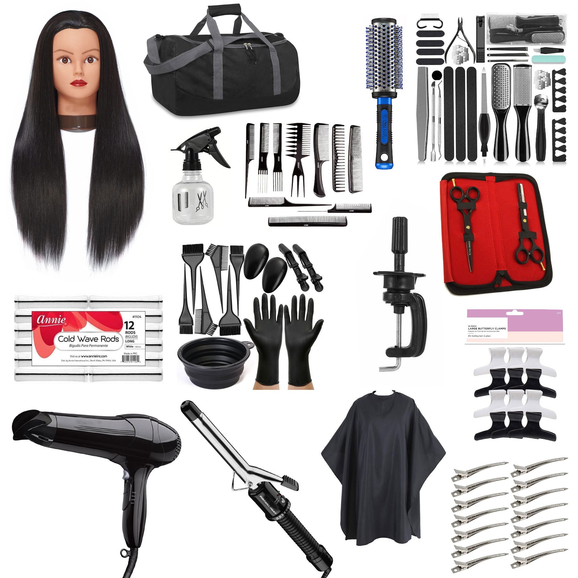 Professional Salon Hair Extension Beader Plastic Commercial Salon Supplies  Hair Beader Crimp Beads Puller Hair Accessories Beauty Tool 