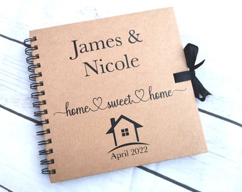 First or new home scrapbook album, home renovation book, first home gift, new home gift, renovation journal, home renovation scrapbook