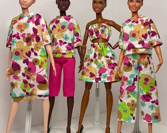 Handmade Tropical Floral Orginal Fit Fashion Collection