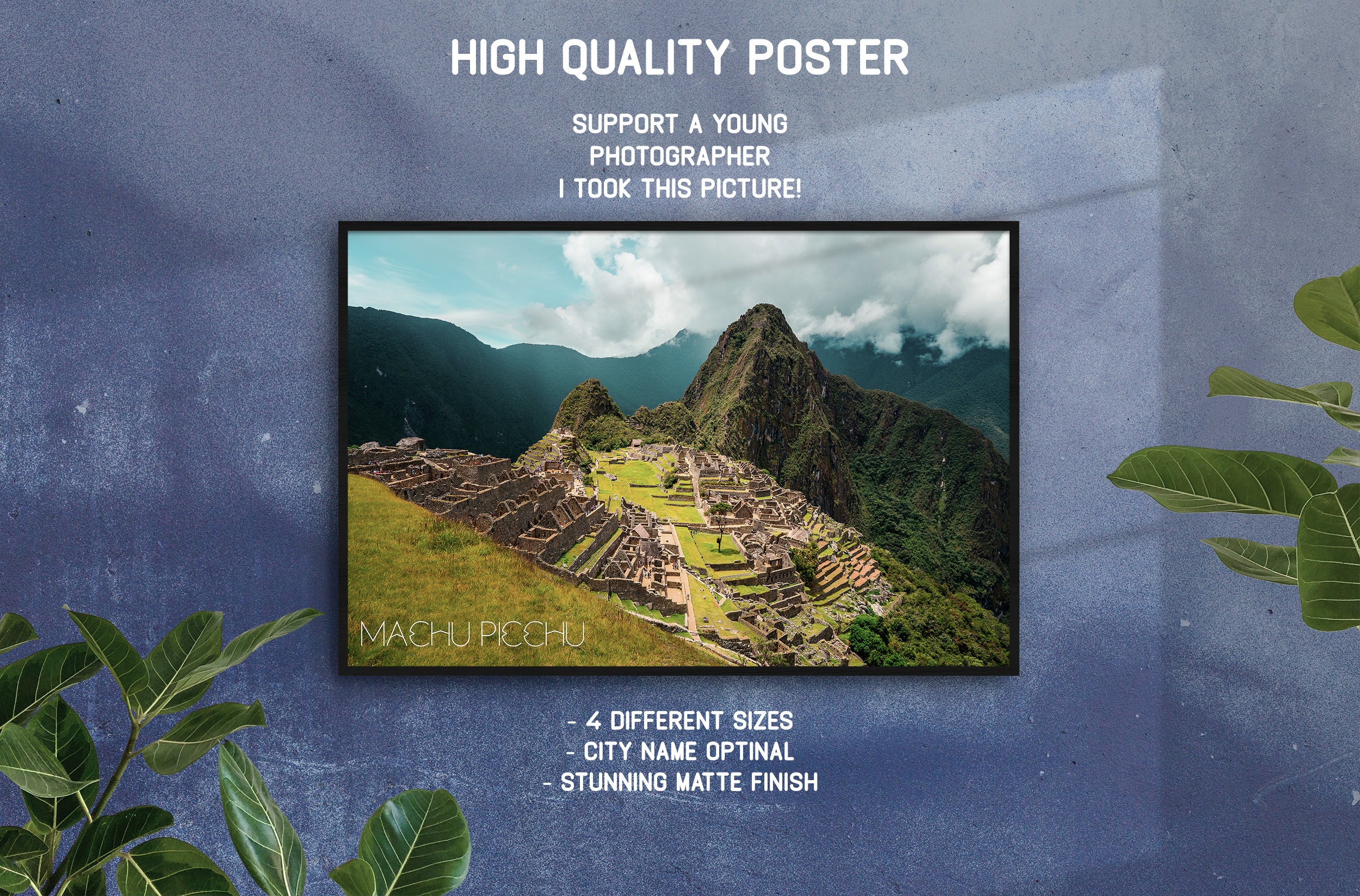 Machu Picchu Pérou Poster Fine Art Photo Print