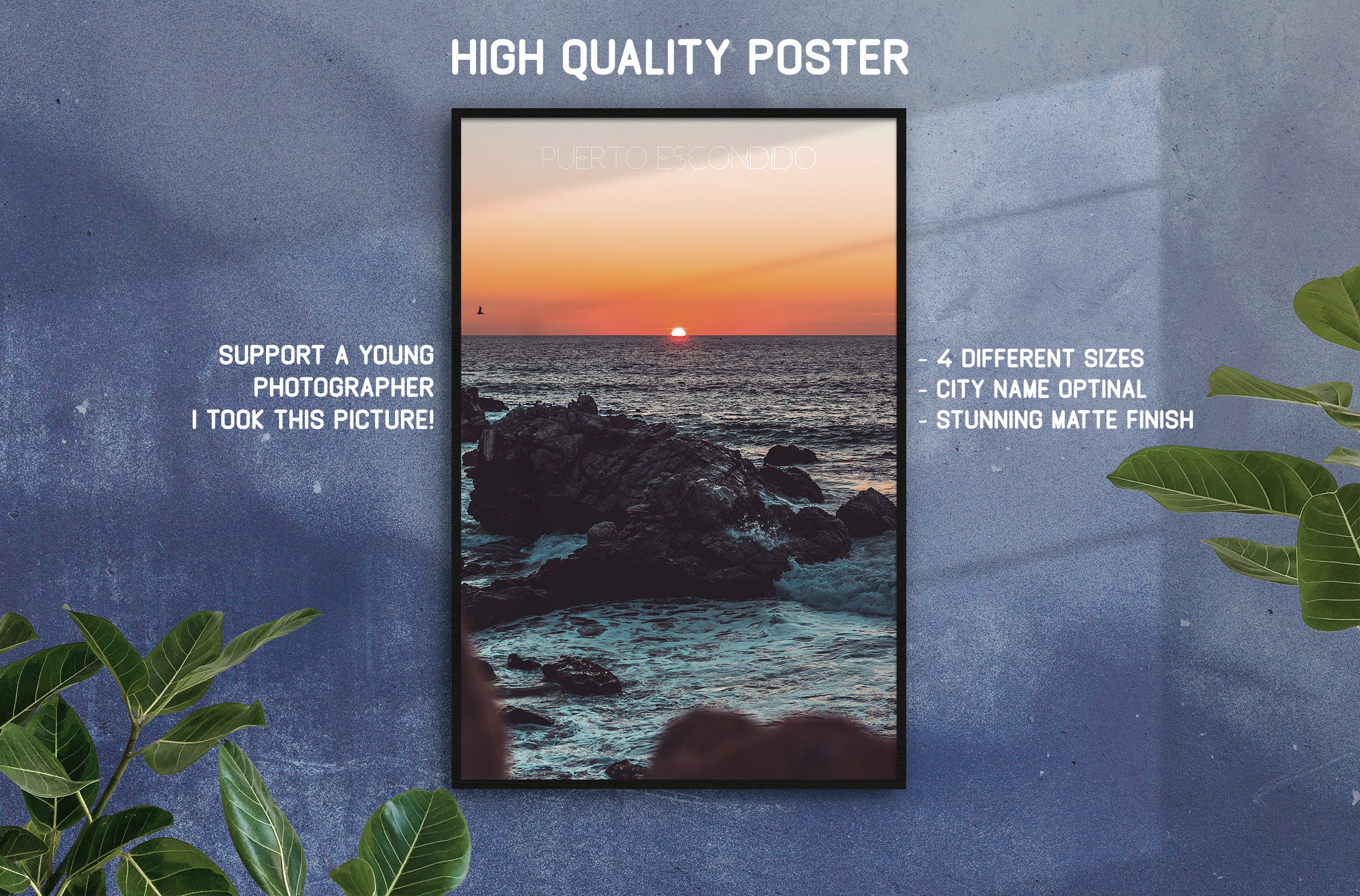 Puerto Escondido, Oaxaca, Mexique Poster Fine Art Photo Print