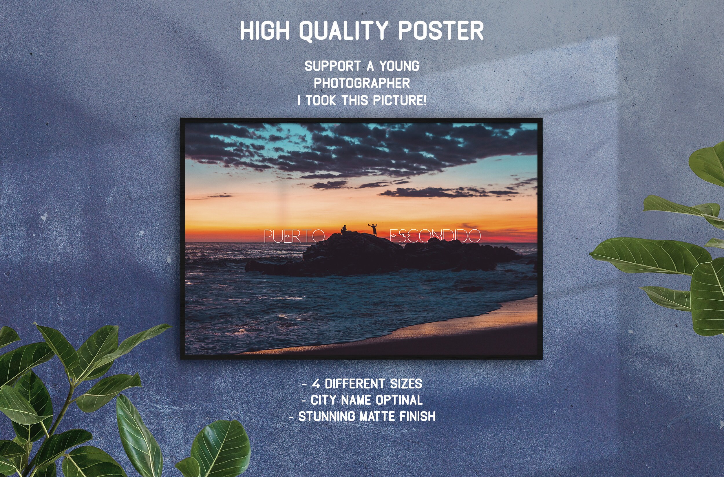 Puerto Escondido, Oaxaca, Mexique Poster Fine Art Photo Print